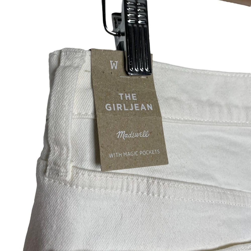 Madewell | NWT The Girljean in Tile White 27 - Picture 7 of 11